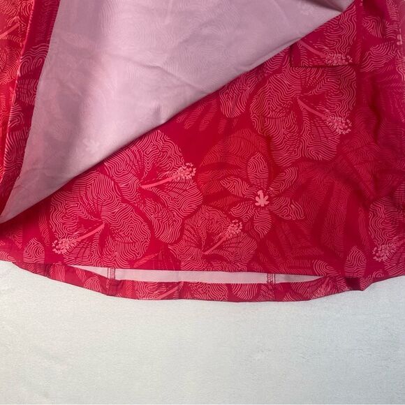 Rip Skirt Hawaii Pink Floral Hibiscus Design Wrap Skirt Size Medium - Picture 6 of 11
